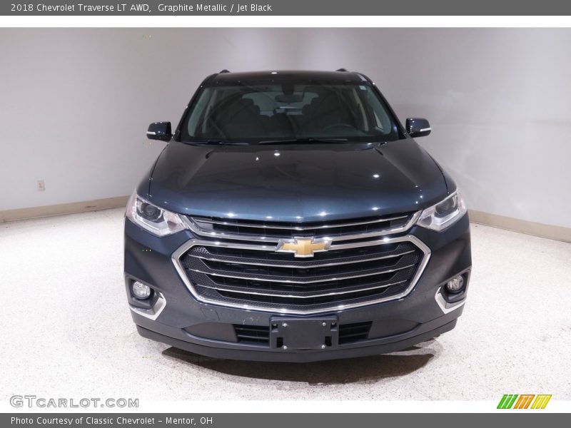 Graphite Metallic / Jet Black 2018 Chevrolet Traverse LT AWD