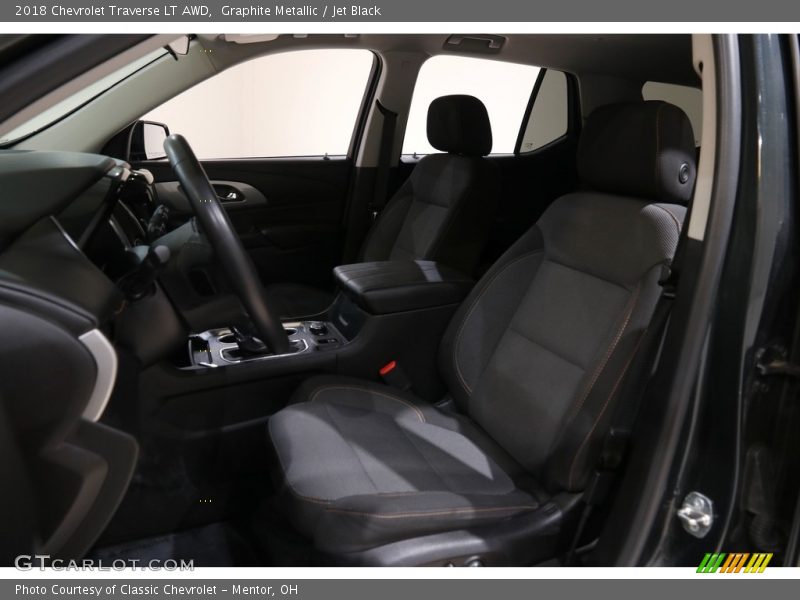 Graphite Metallic / Jet Black 2018 Chevrolet Traverse LT AWD
