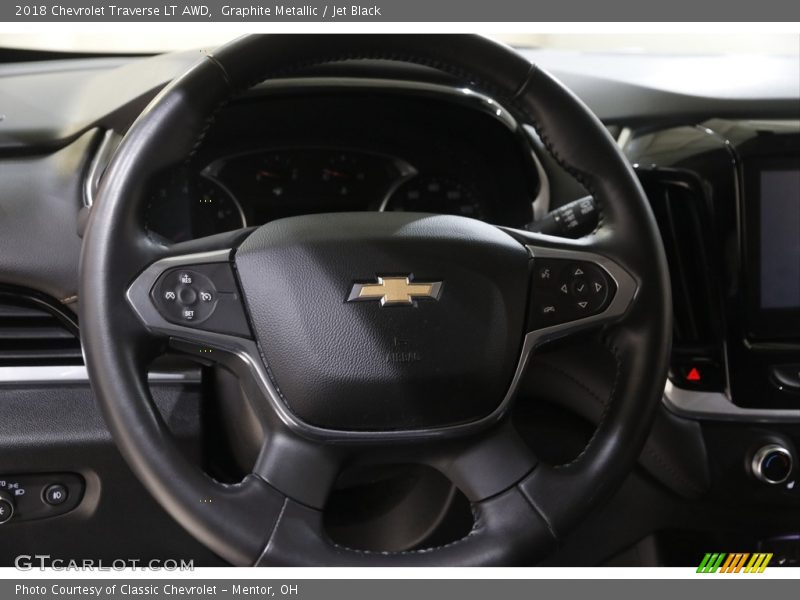 Graphite Metallic / Jet Black 2018 Chevrolet Traverse LT AWD