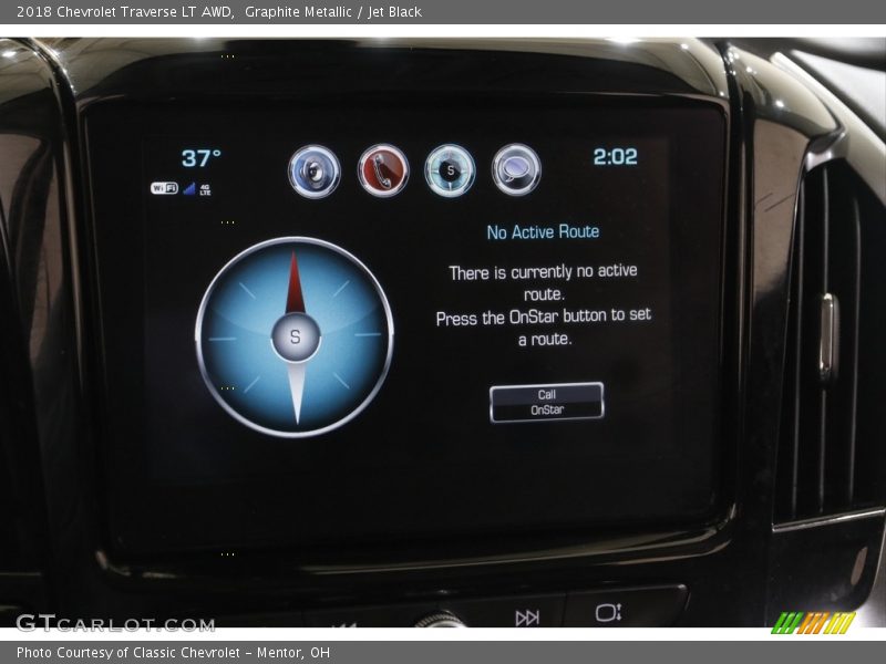 Graphite Metallic / Jet Black 2018 Chevrolet Traverse LT AWD