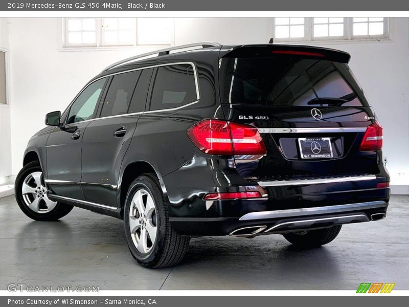 Black / Black 2019 Mercedes-Benz GLS 450 4Matic