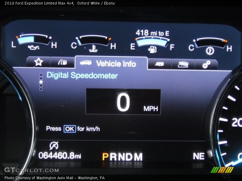 Oxford White / Ebony 2019 Ford Expedition Limited Max 4x4