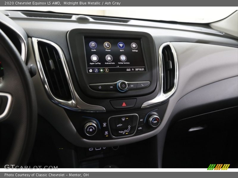 Midnight Blue Metallic / Ash Gray 2020 Chevrolet Equinox LS AWD