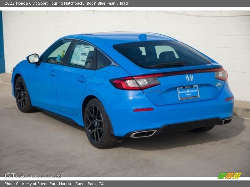 Boost Blue Pearl / Black 2023 Honda Civic Sport Touring Hatchback