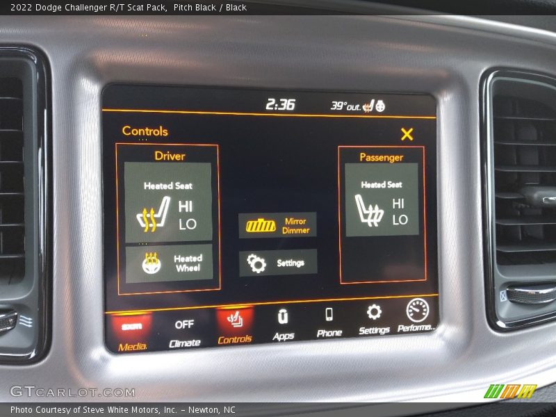 Pitch Black / Black 2022 Dodge Challenger R/T Scat Pack