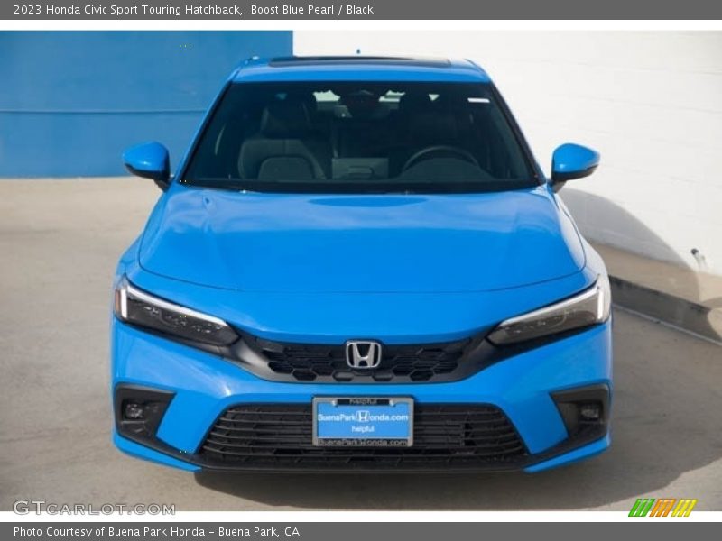 Boost Blue Pearl / Black 2023 Honda Civic Sport Touring Hatchback