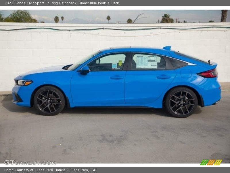  2023 Civic Sport Touring Hatchback Boost Blue Pearl