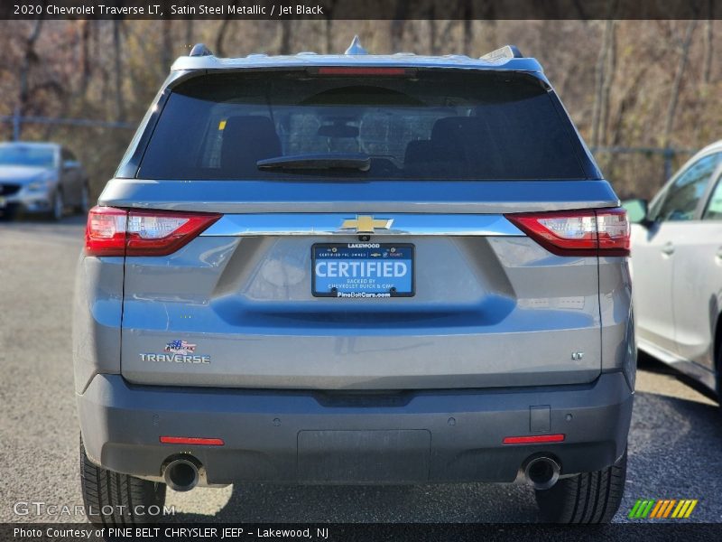 Satin Steel Metallic / Jet Black 2020 Chevrolet Traverse LT