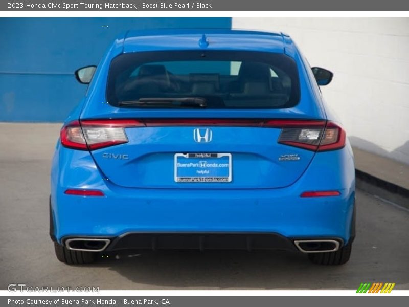 Boost Blue Pearl / Black 2023 Honda Civic Sport Touring Hatchback