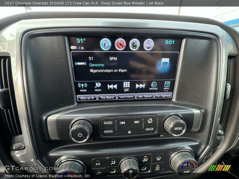 Controls of 2017 Silverado 3500HD LTZ Crew Cab 4x4
