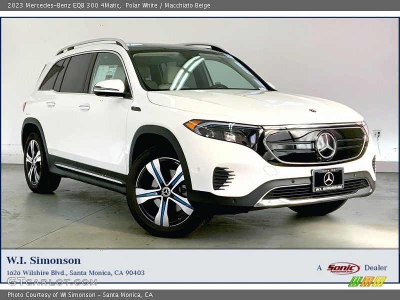 Polar White / Macchiato Beige 2023 Mercedes-Benz EQB 300 4Matic