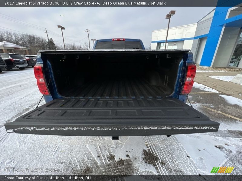 Deep Ocean Blue Metallic / Jet Black 2017 Chevrolet Silverado 3500HD LTZ Crew Cab 4x4