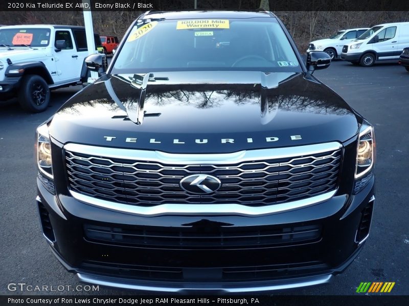 Ebony Black / Black 2020 Kia Telluride EX AWD