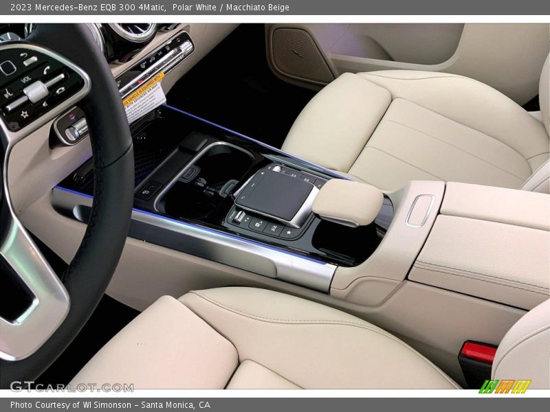 Controls of 2023 EQB 300 4Matic
