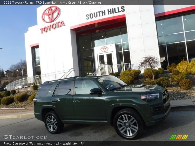 Army Green / Black/Graphite 2022 Toyota 4Runner TRD Sport 4x4