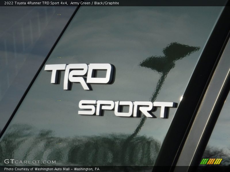 Army Green / Black/Graphite 2022 Toyota 4Runner TRD Sport 4x4
