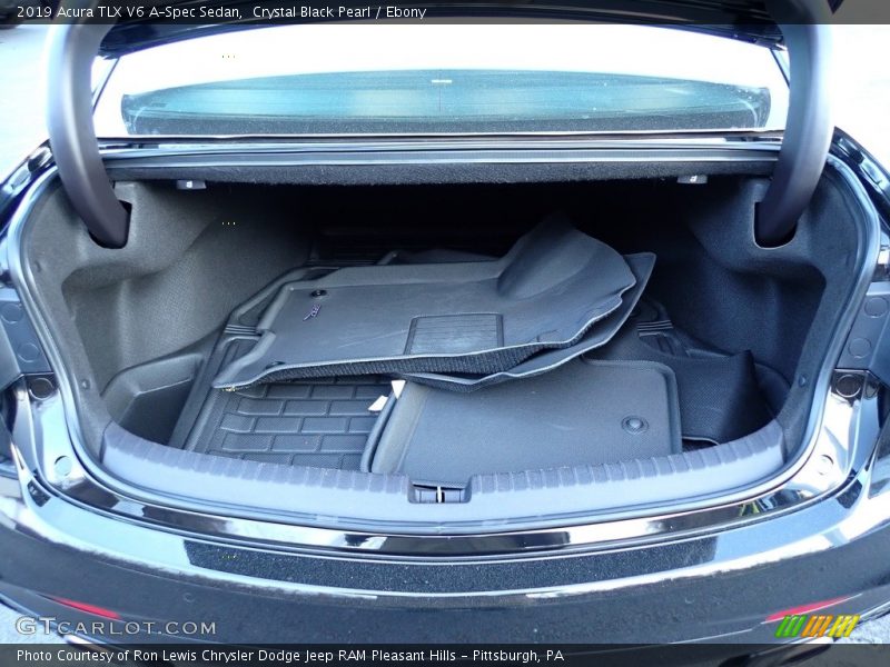 Crystal Black Pearl / Ebony 2019 Acura TLX V6 A-Spec Sedan