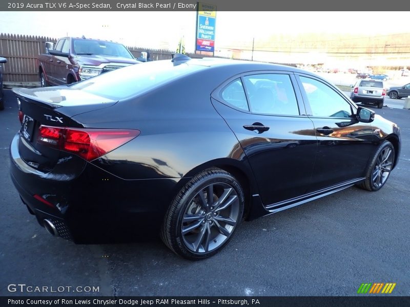 Crystal Black Pearl / Ebony 2019 Acura TLX V6 A-Spec Sedan