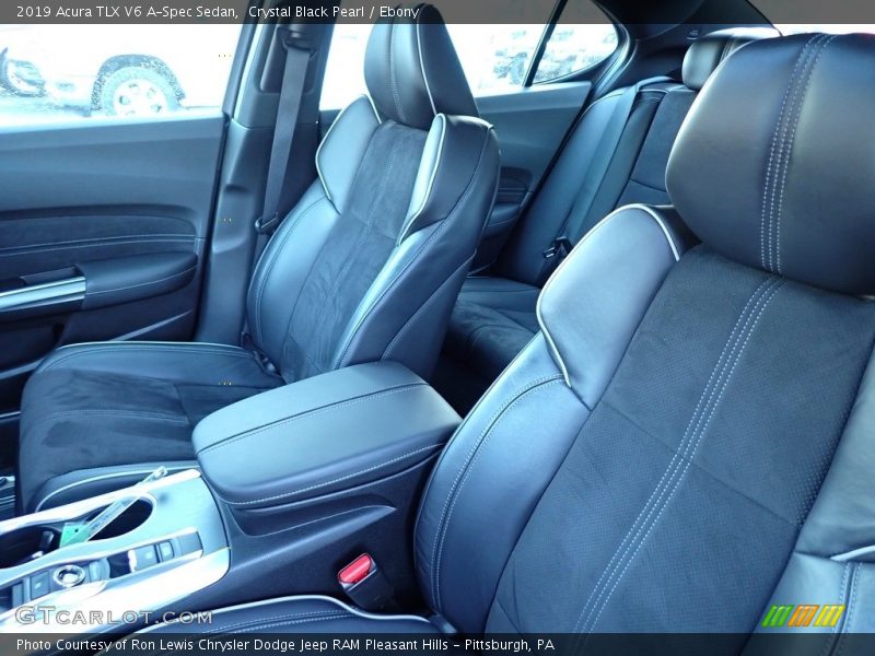 Crystal Black Pearl / Ebony 2019 Acura TLX V6 A-Spec Sedan