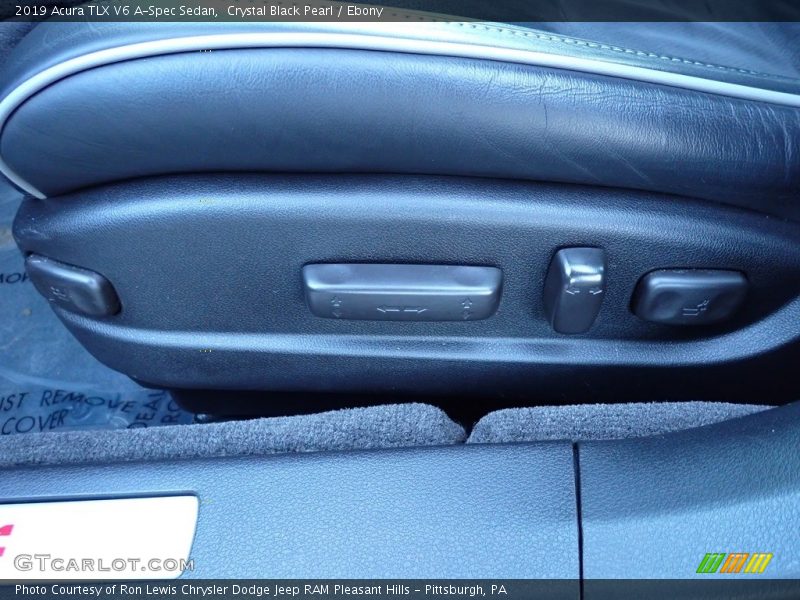 Crystal Black Pearl / Ebony 2019 Acura TLX V6 A-Spec Sedan