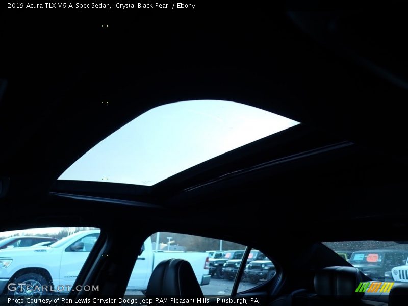 Crystal Black Pearl / Ebony 2019 Acura TLX V6 A-Spec Sedan