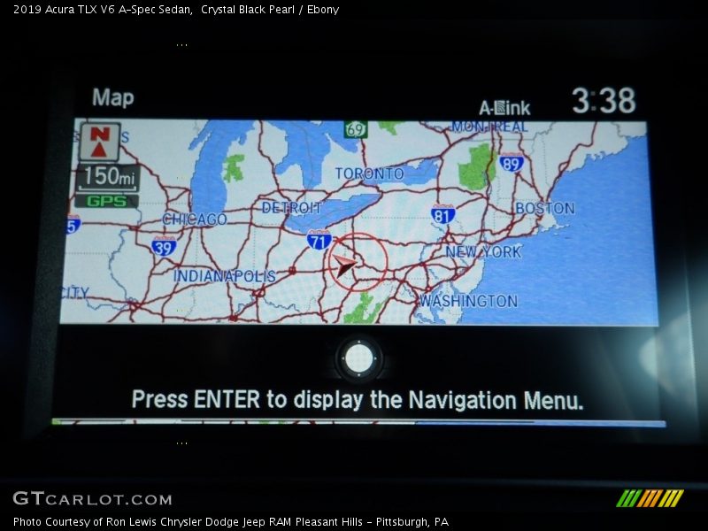 Crystal Black Pearl / Ebony 2019 Acura TLX V6 A-Spec Sedan