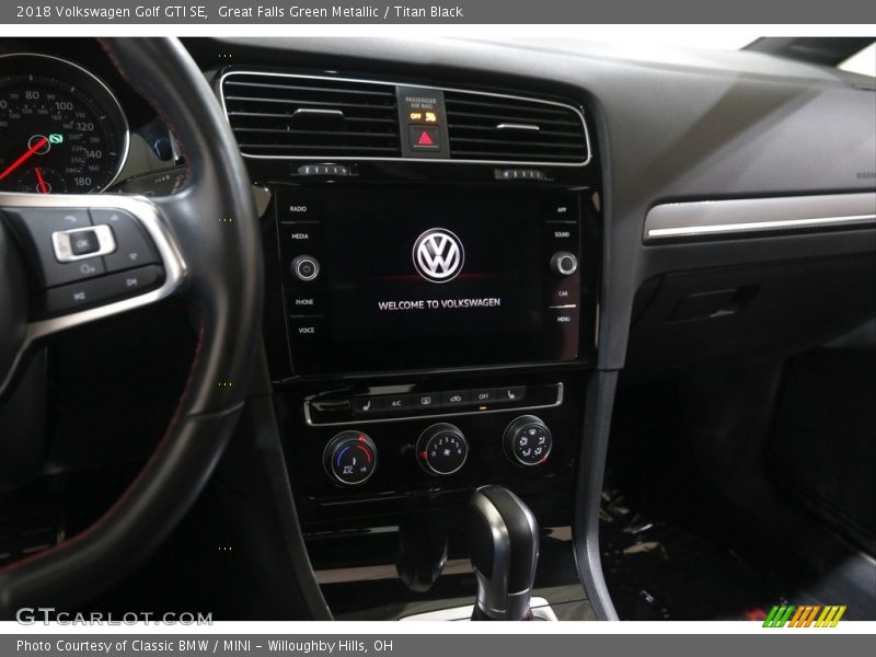 Controls of 2018 Golf GTI SE