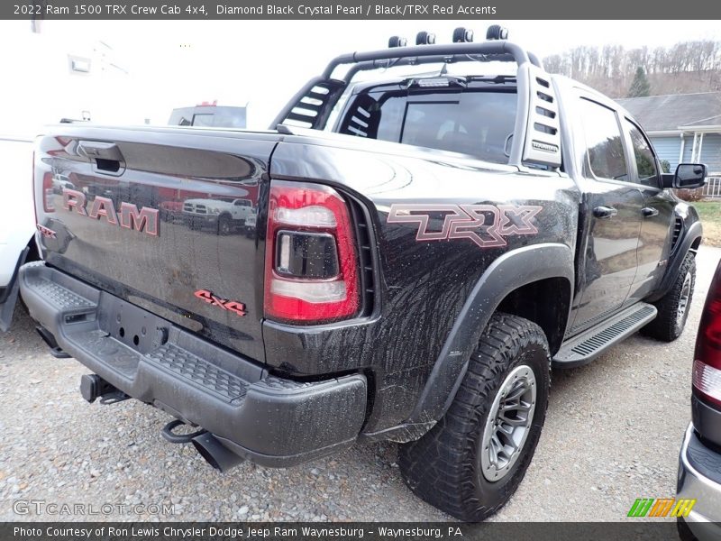Diamond Black Crystal Pearl / Black/TRX Red Accents 2022 Ram 1500 TRX Crew Cab 4x4