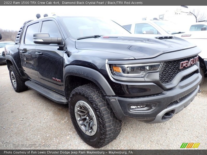 Diamond Black Crystal Pearl / Black/TRX Red Accents 2022 Ram 1500 TRX Crew Cab 4x4