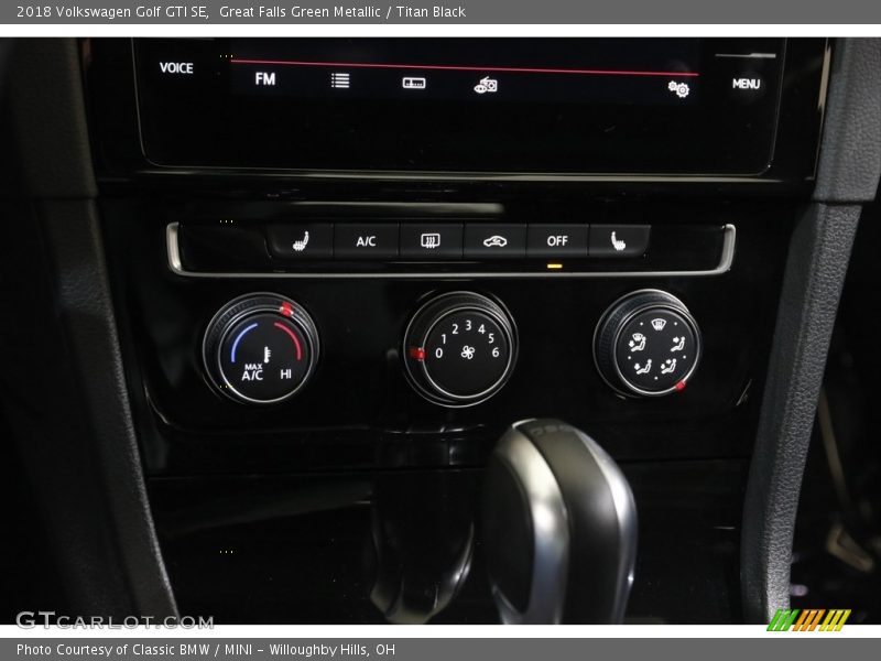 Controls of 2018 Golf GTI SE