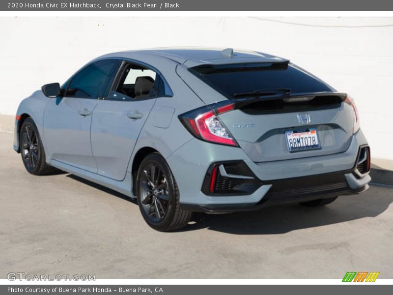 Crystal Black Pearl / Black 2020 Honda Civic EX Hatchback