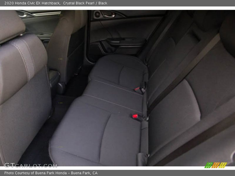Crystal Black Pearl / Black 2020 Honda Civic EX Hatchback