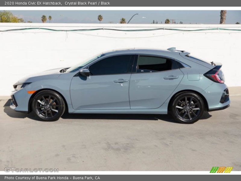Crystal Black Pearl / Black 2020 Honda Civic EX Hatchback