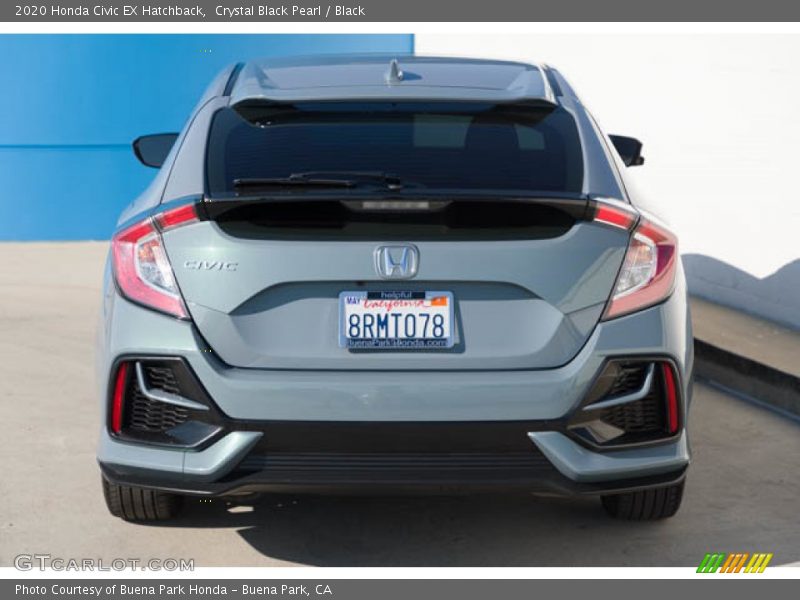 Crystal Black Pearl / Black 2020 Honda Civic EX Hatchback