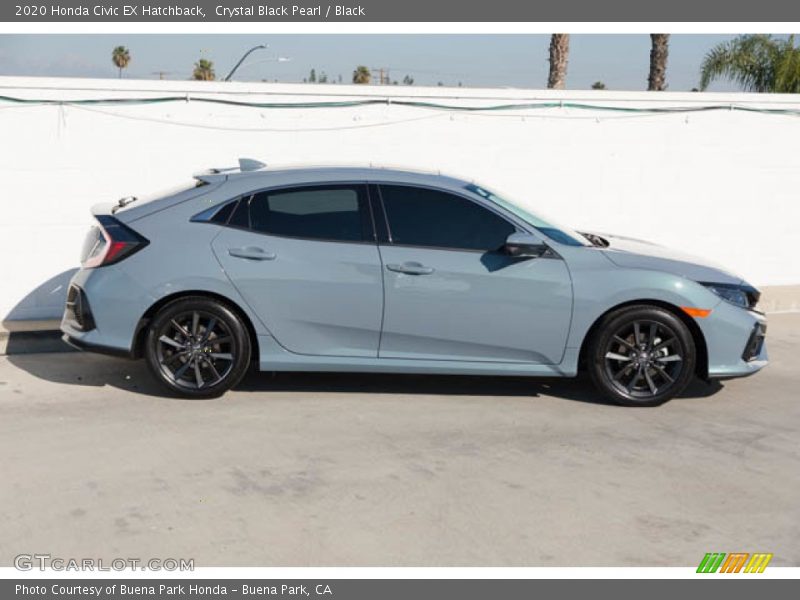 Crystal Black Pearl / Black 2020 Honda Civic EX Hatchback
