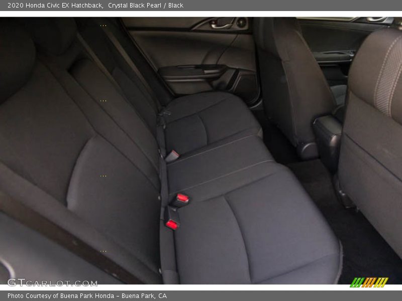 Crystal Black Pearl / Black 2020 Honda Civic EX Hatchback