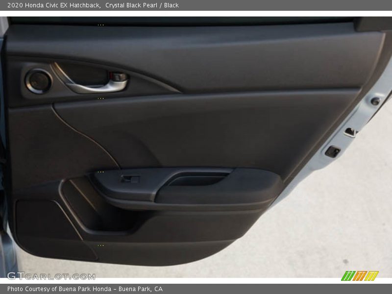 Crystal Black Pearl / Black 2020 Honda Civic EX Hatchback