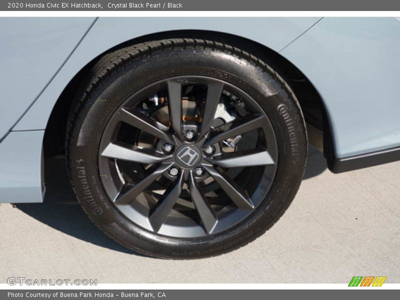 Crystal Black Pearl / Black 2020 Honda Civic EX Hatchback