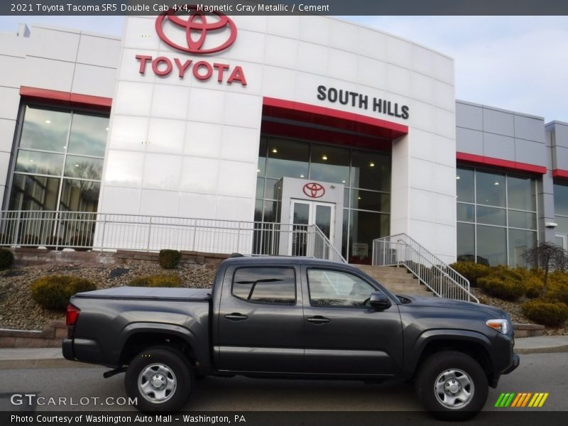 Magnetic Gray Metallic / Cement 2021 Toyota Tacoma SR5 Double Cab 4x4