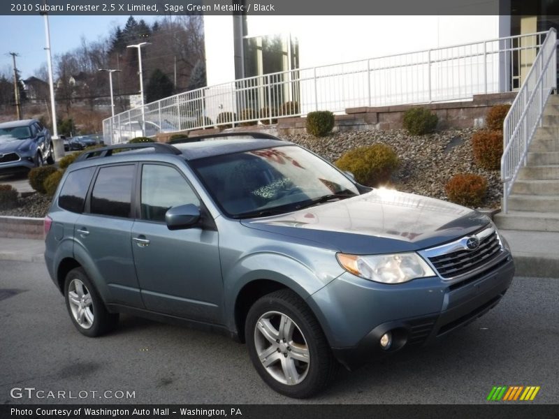 Sage Green Metallic / Black 2010 Subaru Forester 2.5 X Limited