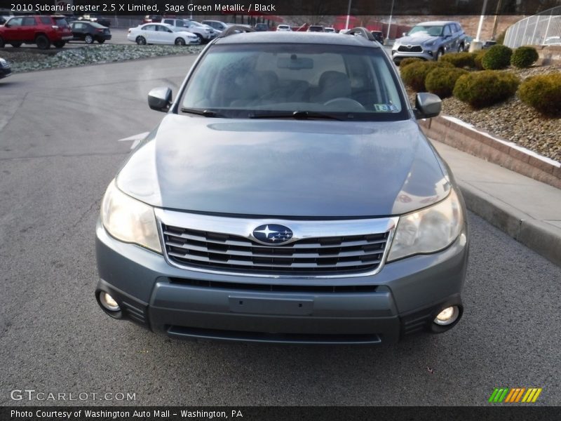 Sage Green Metallic / Black 2010 Subaru Forester 2.5 X Limited