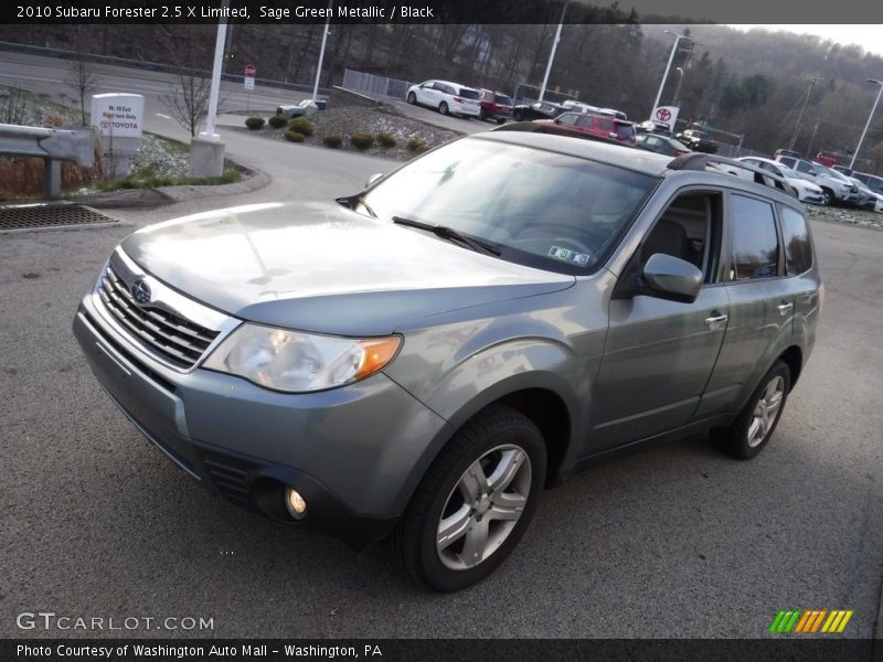 Sage Green Metallic / Black 2010 Subaru Forester 2.5 X Limited