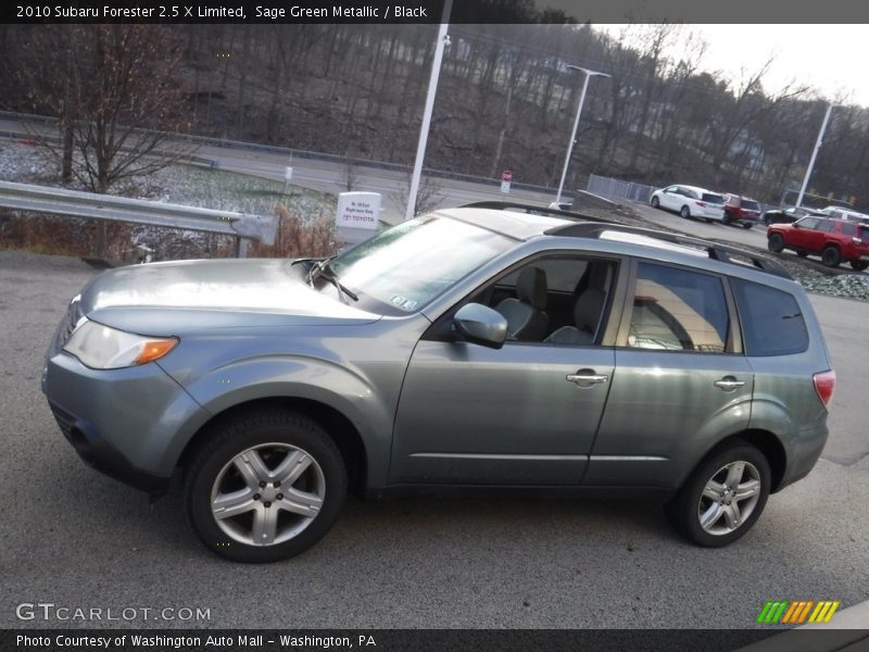 Sage Green Metallic / Black 2010 Subaru Forester 2.5 X Limited