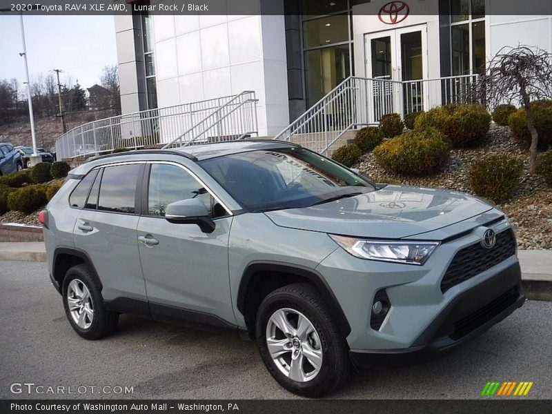 Lunar Rock / Black 2020 Toyota RAV4 XLE AWD