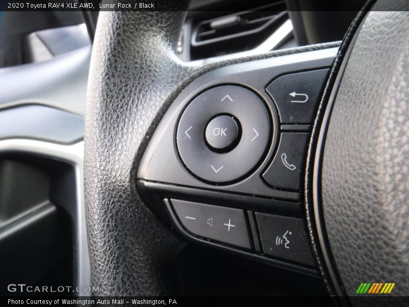 Lunar Rock / Black 2020 Toyota RAV4 XLE AWD