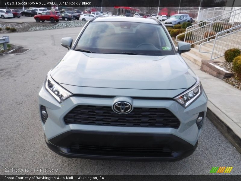 Lunar Rock / Black 2020 Toyota RAV4 XLE AWD