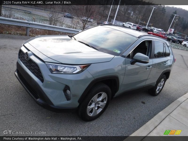 Lunar Rock / Black 2020 Toyota RAV4 XLE AWD