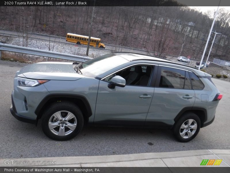 Lunar Rock / Black 2020 Toyota RAV4 XLE AWD