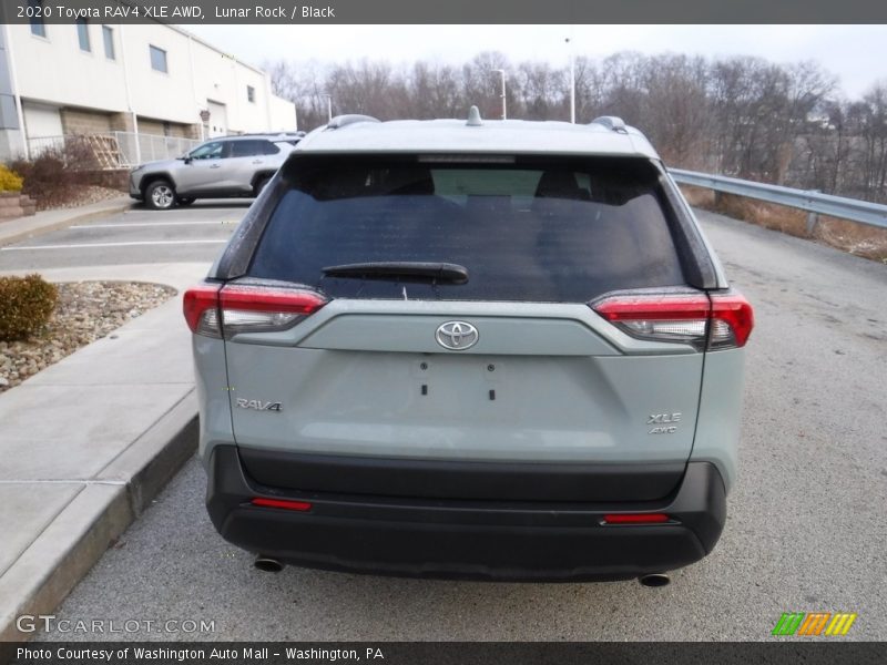 Lunar Rock / Black 2020 Toyota RAV4 XLE AWD