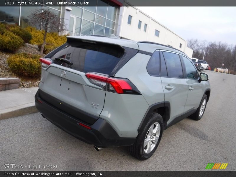 Lunar Rock / Black 2020 Toyota RAV4 XLE AWD